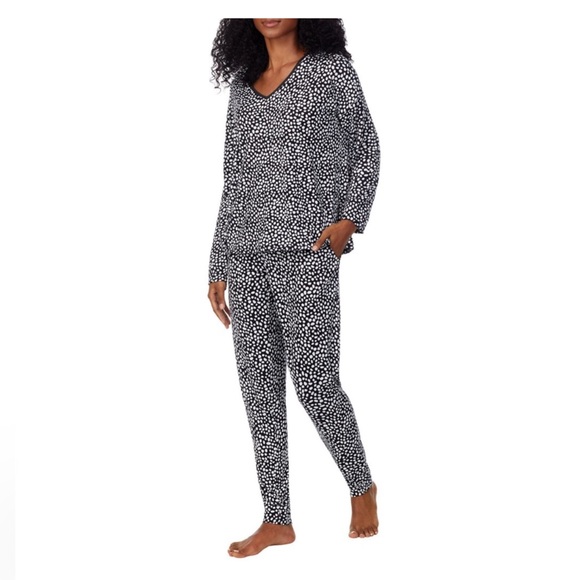 DKNY Sleep Jogger Set With Eye Mask 3 piece NWT XL - Picture 2 of 10